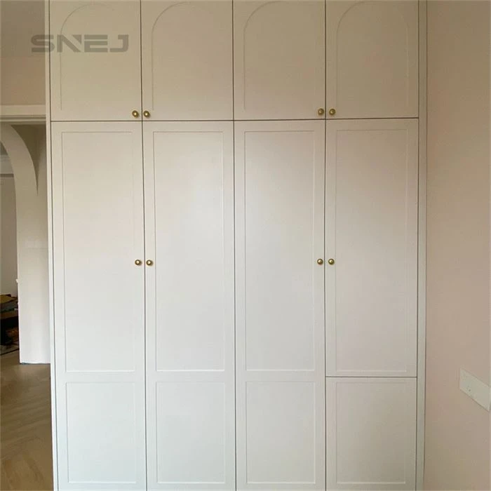 Modern White Skinny Closet Doors